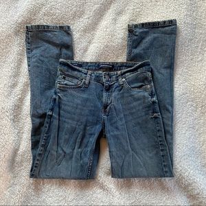 calvin klein straight leg mid rise jeans (ckj 031)